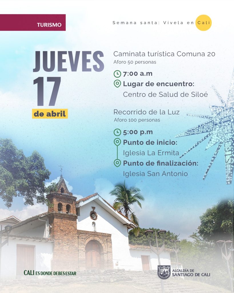 semana santa_caminata comuna 20_recorrido